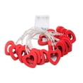 thumbnail image 2 of Valentines Day Heart String Lights,5FT Valentine's Day Decorations Lights Outdoor Waterproof with 10 LED Red Heart Light for Home Fireplace Door Windows Fence Party Valentines Day Decor (Brightness), 2 of 5