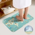 thumbnail image 3 of Animals, Map Of The World Bathroom Rugs Set 2 Pieces, Bathroom Set - Quick Drying Bath Mat And U-Shaped Toilet Rug, Water Absorbent Bath Carpet For Bedroom Floor Living Room, Machine Washable, 3 of 6