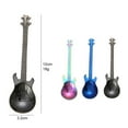 thumbnail image 4 of HONITANO 3Pcs Guitar Shaped Mixing Spoons Stainless Stirrers Home Use 12X0.5In, 4 of 8