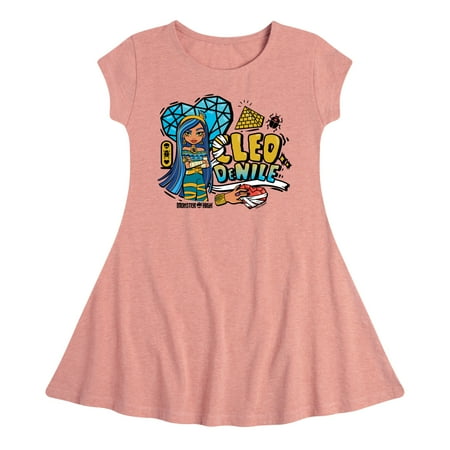 

Monster High - Cleo Denile - Toddler And Youth Girls Fit And Flare Dress