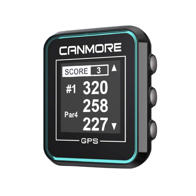 CANMORE H300 Handheld GPS Golf Device, Shot Distance Yardage Measuring, 41,000 Free Worldwide Preloaded Courses, Lightweight Golf Accessory for Golfers, Powerful Magnetic Clip for Golf Cart, Turquoise
