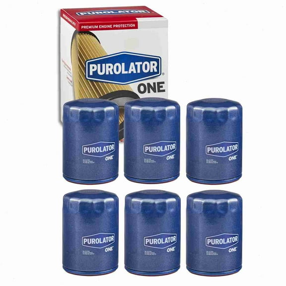 6 pc Purolator ONE PL25288 Engine Oil Filters for Oil Change Lubricant Filters Fits select: 1999-2002 CHEVROLET SILVERADO, 2006-2011 CHEVROLET IMPALA