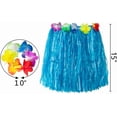 thumbnail image 3 of JESTAR 24-Piece Hawaiian Luau Party Set, Includes 12 Hula Grass Skirts and 12 Flower Wristbands, Adjustable Tropical Party Supplies for Adults and Kids, 3 of 8