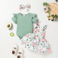 thumbnail image 2 of Vestido largo con falda de tepuce Clothes para niña de 6 a 12 meses, 2 of 7