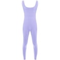 thumbnail image 5 of Eandarui Men's One Piece Stripes Athletic Jumpsuit Stretchy Soft Skinny Workout Bodybuilding Romper Lavender XL, 5 of 7