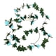 thumbnail image 2 of Guirnalda de ratán sintético con rosas artificiales | Guirnalda decorativa colgante de estilo primaveral para repisa de chimenea, centro de mesa y pared de jardín, 2 of 6