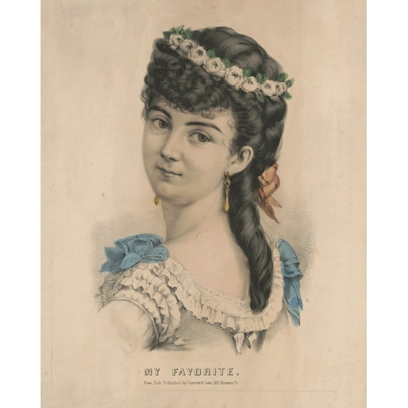 Print: My Favorite, circa 1856