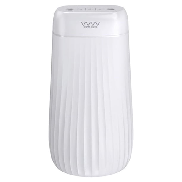 Inteprter Ambientador Mini humidificador difusor de Aroma recargable USB carga exquisita decoración decoración dormitorio rociador de niebla Humidificadores Blanco con batería