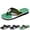 Green, variant on longantii Men's Lightweight Slippers, Summer Anti-slip Wear Flip Flops with Arch Support, Surf Slippers, Beach Slippers, Bathing, Sandals Black