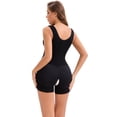 thumbnail image 2 of DARING DIVA Shapewear Open Bust Waist Slimmer Mid Thigh Butt Lifting Bodysuit L Black, 2 of 6