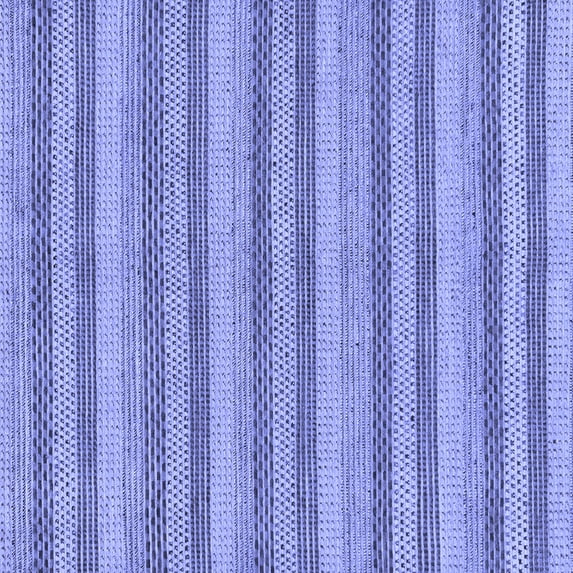 Ahgly Company Machine Washable Indoor Square Oriental Blue Modern Area Rugs, 5' Square