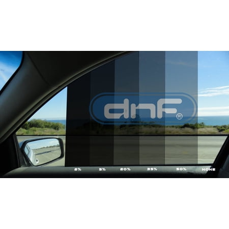 DNF 100FT 1 PLY Window Tint Film Black 20% Shade 20" X 100 FT For Car/ Home/ Commerial Building