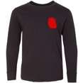 thumbnail image 3 of Inktastic Anatomical Heart Long Sleeve Youth T-Shirt, 3 of 5