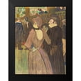 thumbnail image 2 of Toulouse-Lautrec, Henri de 19x24 Black Modern Framed Museum Art Print Titled - La Goulue and Her Sister, 2 of 5