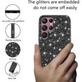 thumbnail image 3 of Compatible with Samsung Galaxy S23 Ultra Case, Glitter Sparkly Samsung S23 Ultra Phone Case with Slim Silicone Shockproof Protective Bumper Cover for Cute Girls Women (Black), 3 of 14