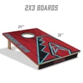 thumbnail image 4 of YouTheFan MLB Arizona Diamondbacks 2' x 3' Cornhole Game, 4 of 6