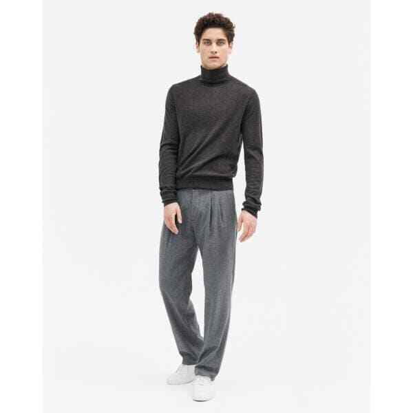 Filippa K. Fabian Pantalon à Chevrons Gris (50)