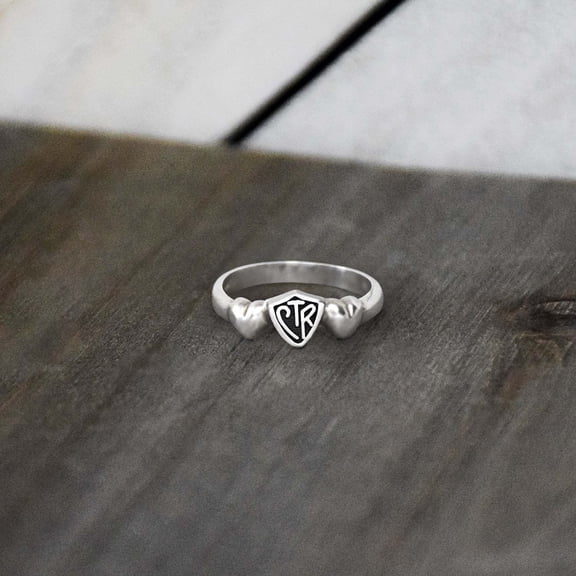 Ringmasters Satin Hearts Sterling Silver Choose the Right CTR Ring Size 8.5