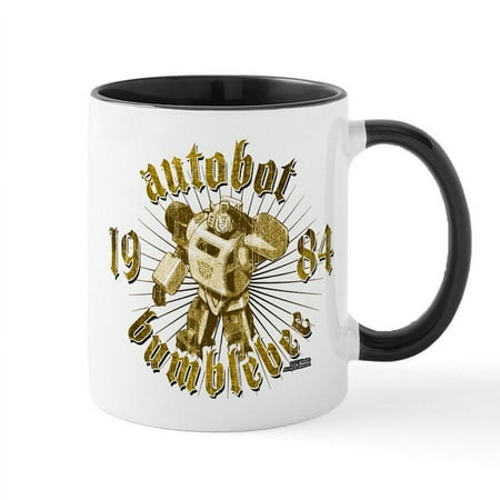 

CafePress - Bumblebee Autobot Mugs - 11 oz Ceramic Mug - Novelty Coffee Tea Cup