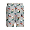 thumbnail image 4 of Picia Skiing penguin Pajama Shorts for Men, Men's Pajama Bottoms, Sleepwear,Short Pajama Pants-3X-Large, 4 of 9