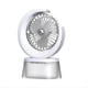 thumbnail image 4 of Ventilador LED Ventilador Silencioso con Batería Ventilador Humidificador Portátil con Tanque de 600 Ml Ventilador Recargable USB Ajustable de 3 Velocidades C, 4 of 5