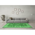 thumbnail image 3 of Ahgly Company Indoor Round Persian Emerald Green Traditional Area Rugs, 8' Round, 3 of 4