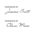 thumbnail image 1 of Self Inking Custom Rubber Stamper Signature Font Handmade By Personalized Stamp Gift, 1 of 1
