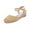 Summer Sandals # A01 Yellow, variant on Women's Espadrille Thick Sole Sandals Closed Round Toe Bow Knot Decor Ankle Strap Summer Cozy Walking Shoes Vacation Beach