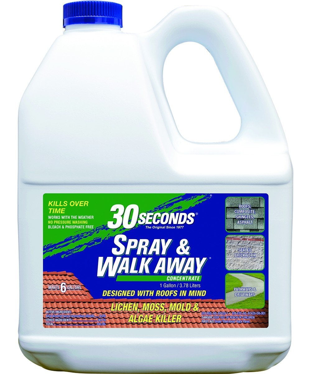 30 SECONDS Spray & Walk Away Concentrate Lichen, Moss, Mold & Algae