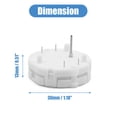 thumbnail image 3 of Unique Bargains 4pcs X27 589 White Speedometer Tachometer Cluster Gauge Stepper Motors for Car, 3 of 4