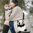 thumbnail image 5 of Lovely Panda Handbag Crossbody Purse Plush Novelty Single Shoulder Bag, 5 of 6