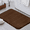 Brown, variant on ComfiTime Memory Foam Bathroom Rug, Non-Slip Bath Mats for Bathroom Floor, Soft & Ultra Absorbent Shower Mat, Quick Dry Machine-Washable Bathmat for Shower & Tubs, 17 x 24, Cream White
