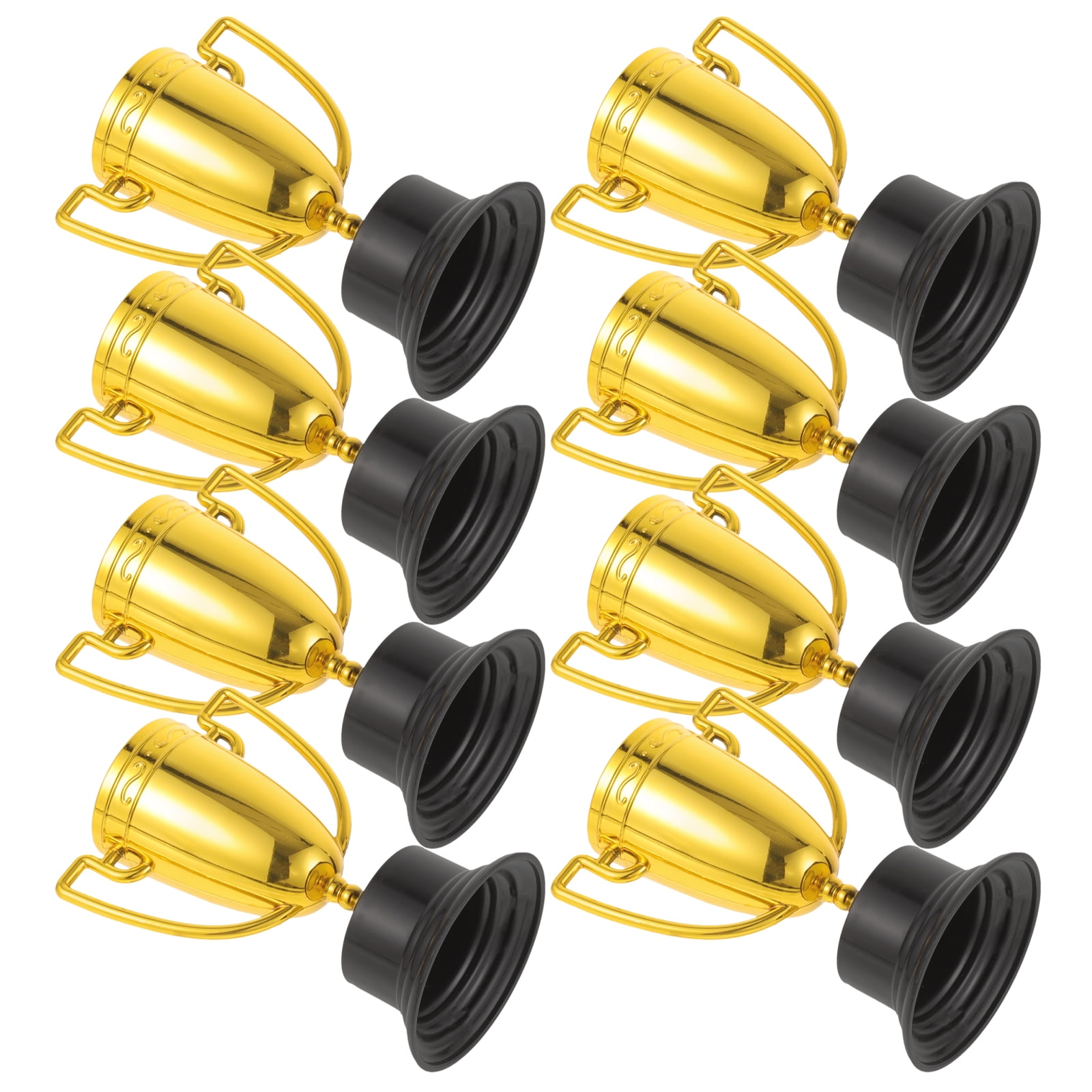 Lot De 8 Mini Trophées Dorés Pour Enfants – Coupes Récompenses Pour Sport Scolaire, Anniversaire Et Fêtes