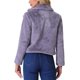 thumbnail image 3 of CHAQUETA CORTA DE PIEL SINTÉTICA SUELTA DE MODA INVIERNO PARA MUJERES CHIC XL GRIS MORADO, 3 of 6
