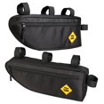 thumbnail image 3 of B SOUL Bicicleta Triángulo Bolsa Cuadro de bicicleta Bolsa de tubo frontal Bolsa impermeable (L) Tmvgtek paseo en bicicleta, 3 of 7