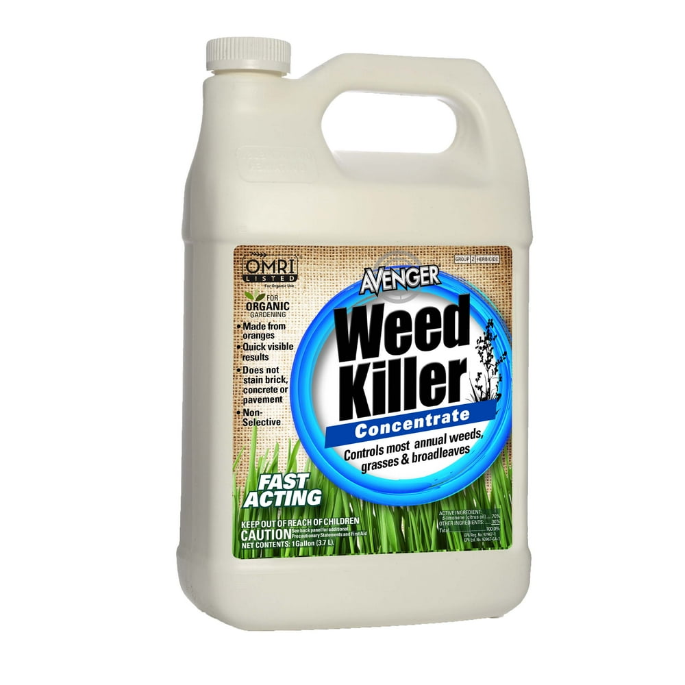 Avenger NonToxic, Concentrated Weed Killer, 1 Gallon Bottle Walmart