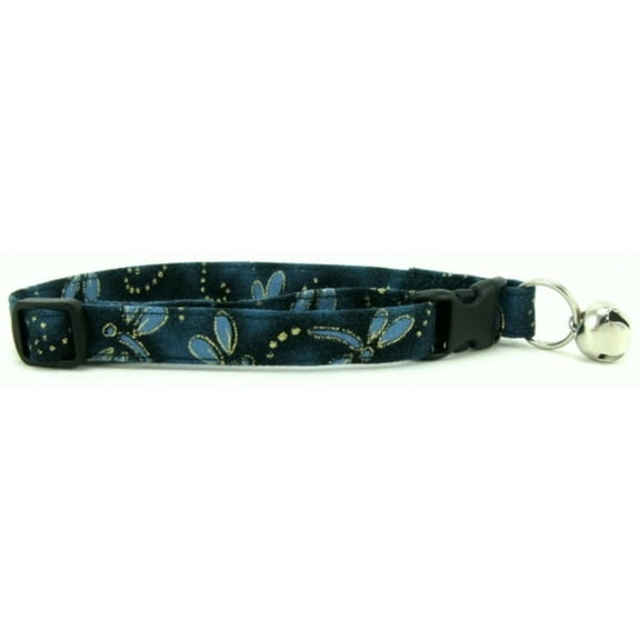 Teal Dragonflies Cat Collar