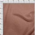 thumbnail image 3 of oneOone Georgette Viscose Dark Rose Brown Fabric Geometric Diy Clothing Quilting Fabric Print Fabric By Yard 42 Inch Wide, 3 of 4