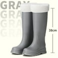 thumbnail image 2 of AUXDIQ Wellington Boots Women Mid-calf Wellies Waterproof Rain Boots Outdoor Garden Shoes, 2 of 6