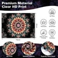 thumbnail image 3 of SOFIKAANMU Blacklight Mandala Tapestry Wall Hanging Bohemian Wall Decor Psychedelic Peacock Indian Hippie Wall Art Boho College Dorm Beach Throws Table Cloth Bedding Tapestry 60*80in, 3 of 6