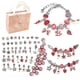 thumbnail image 1 of Kit de fabricación de pulseras con dijes, conjunto de regalo de joyería artesanal Diy para niños, niñas y adolescentes, 1 of 3