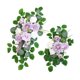 thumbnail image 5 of 2 piezas de flores artificiales para arco de boda, decoración floral versátil estilo bohemio. Púrpura, 5 of 9