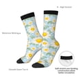 thumbnail image 4 of Rocae Daisies Flowers for Adult Socks Casual Athletic Stretchy Loose Socks for Women Men Non-Slip Middle Tube Socks, 4 of 6