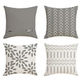 thumbnail image 1 of adviicd Housse de Coussin en Lin Simple et Créative à Motifs Géométriques Décoration Intérieure Coussin de Sofa Coussin de Chevet, 1 of 5