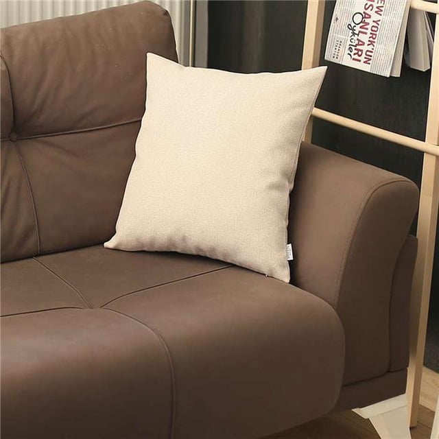 HomeRoots 399500 White Modern Textured Throw Pillow, Multi Color