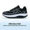 thumbnail image 2 of JOYFON Womens Walking Shoes with Arch Support Orthotic Plantar Fasciitis Foot Pain Relief Sneakers Tennis Shoes BlackWhite Size 9.5, 2 of 5