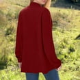 thumbnail image 4 of Women Lightweight Cardigan Long Sleeve Open Front Casual Sweater with Pockets Plus Size Trendy Fall Outwear, 4 of 7