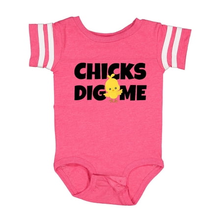 

Inktastic Chicks Dig Me Gift Baby Boy Bodysuit