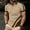 Khaki, variant on Fnnxeal Mens Polo Shirts, Collared Big and Tall Shirt Summer Solid Casual Button Black Polo Shirts for Men Size 2XL
