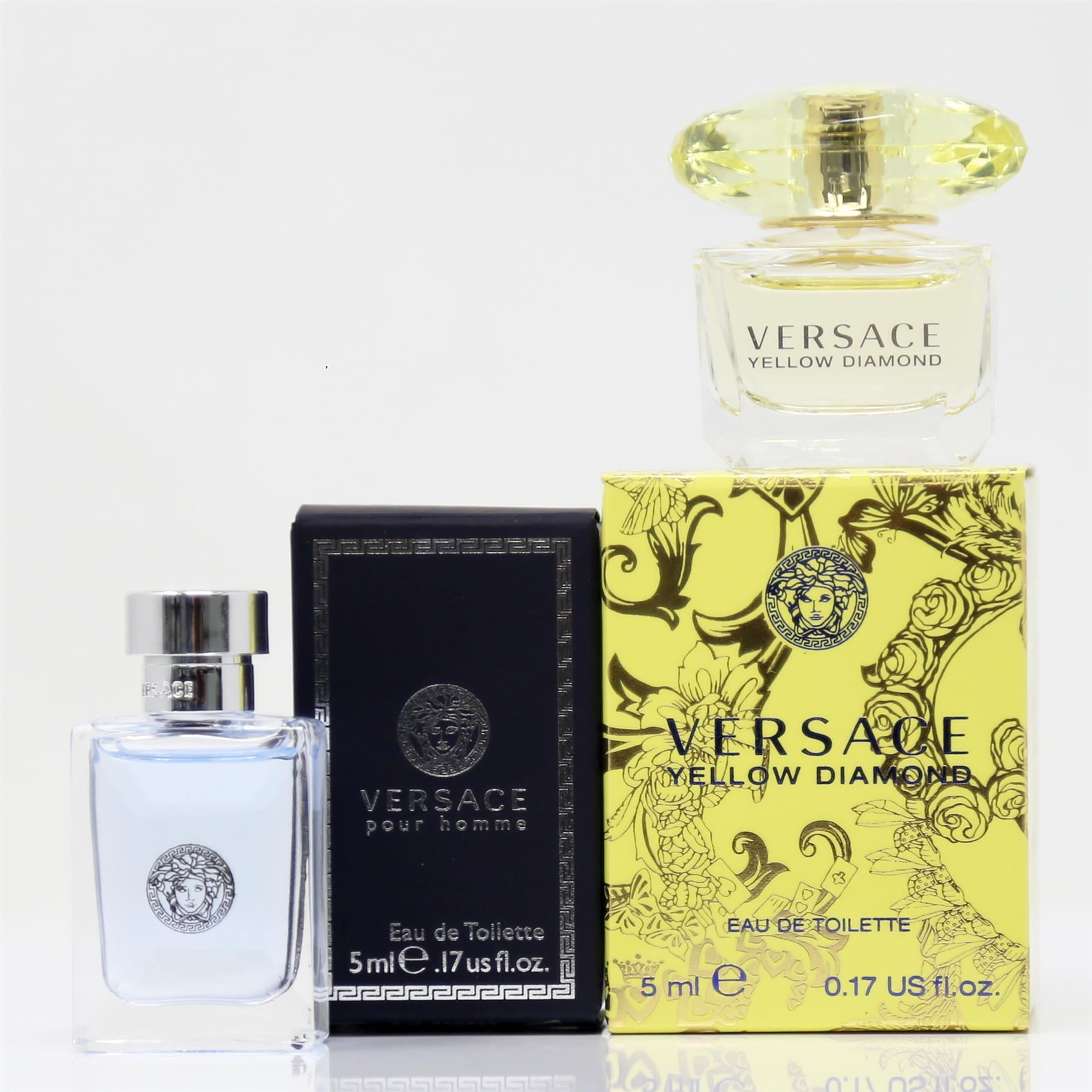Versace Pour Homme EDT 5ml and Yellow Diamond EDT 5ml 2pk Kit